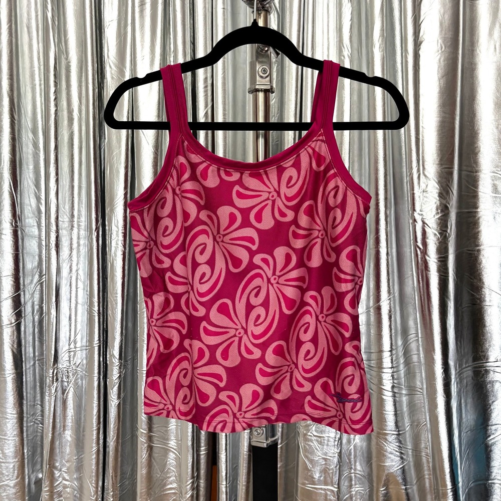 Sugoi Pink Floral Print Tank Top